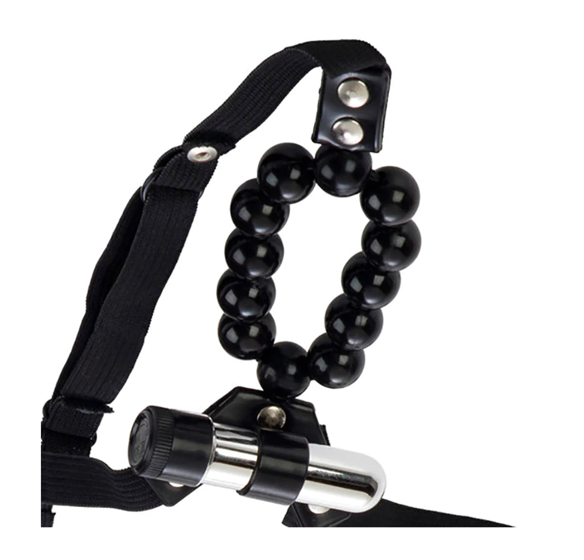 Vibrating Lover's Thong With Stroker Beads