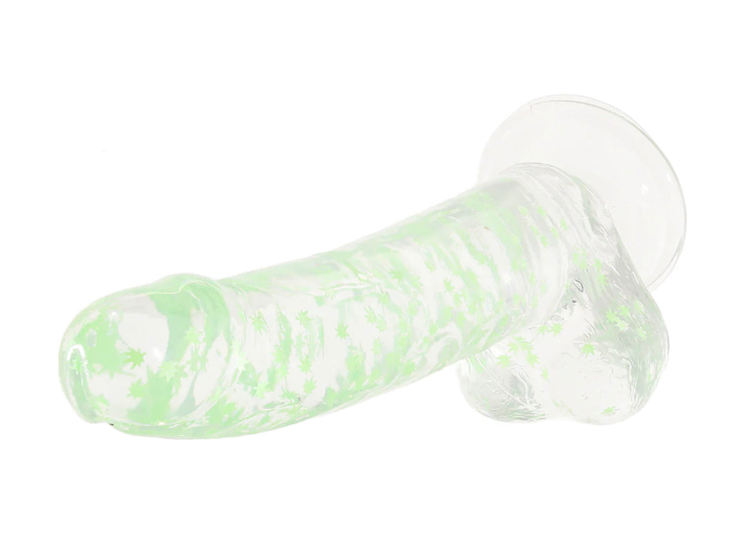 I Leaf Dick Glow In The Dark Dildo
