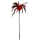 Starburst Feather Body Tickler in Red