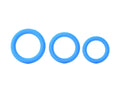 Ram Silicone Cock Rings #1 in Blue